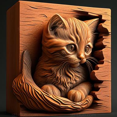 3D model st kitty (STL)